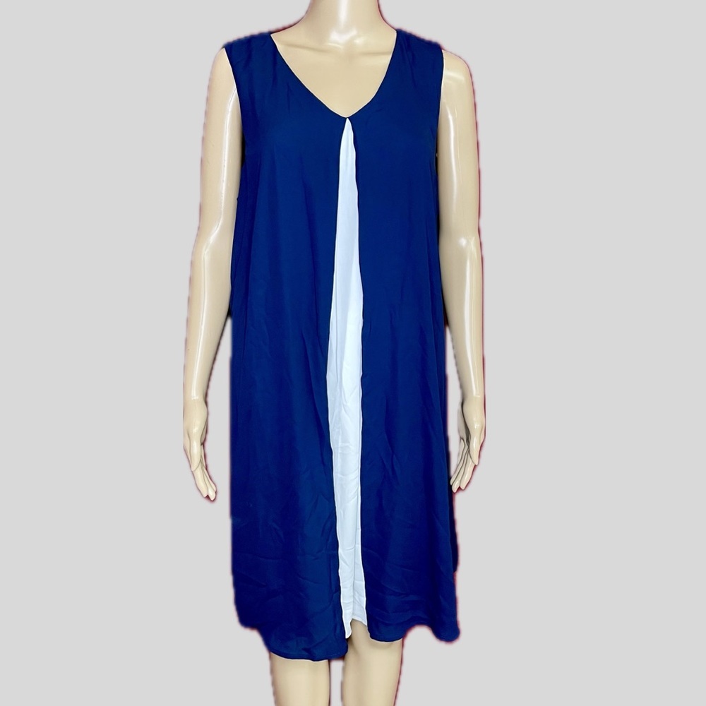 Tacera Sleeveless Shift Midi Dress Size XL